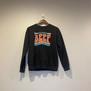 Boutique “Eat More Beef” Crewneck